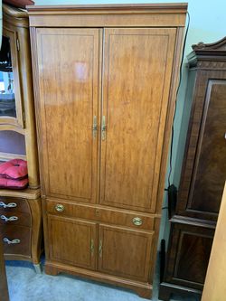 Drexel solid wood armoire