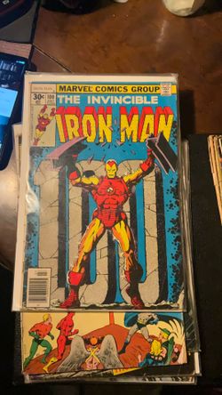 The Invincible IRON MAN  Vintage Marvel Comic Book. #100.  1977