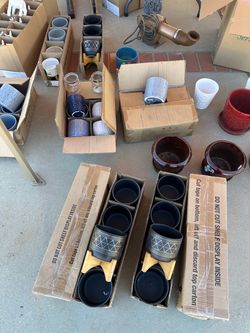 Mixed Lot of Ceramic Planters and Pots