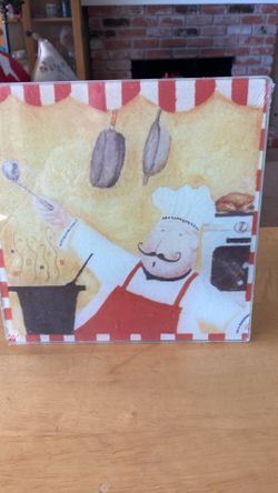 8”x8” Glass Cutting Board, New