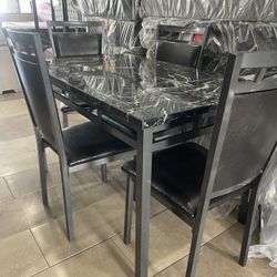 New 5-pc Dining Table Set!