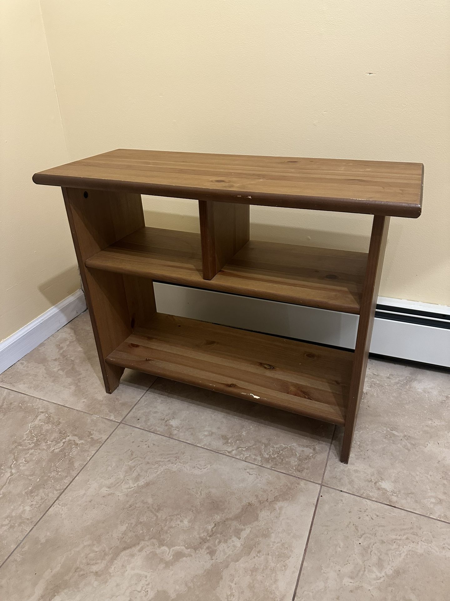 Two Small Table Stands With Shelves