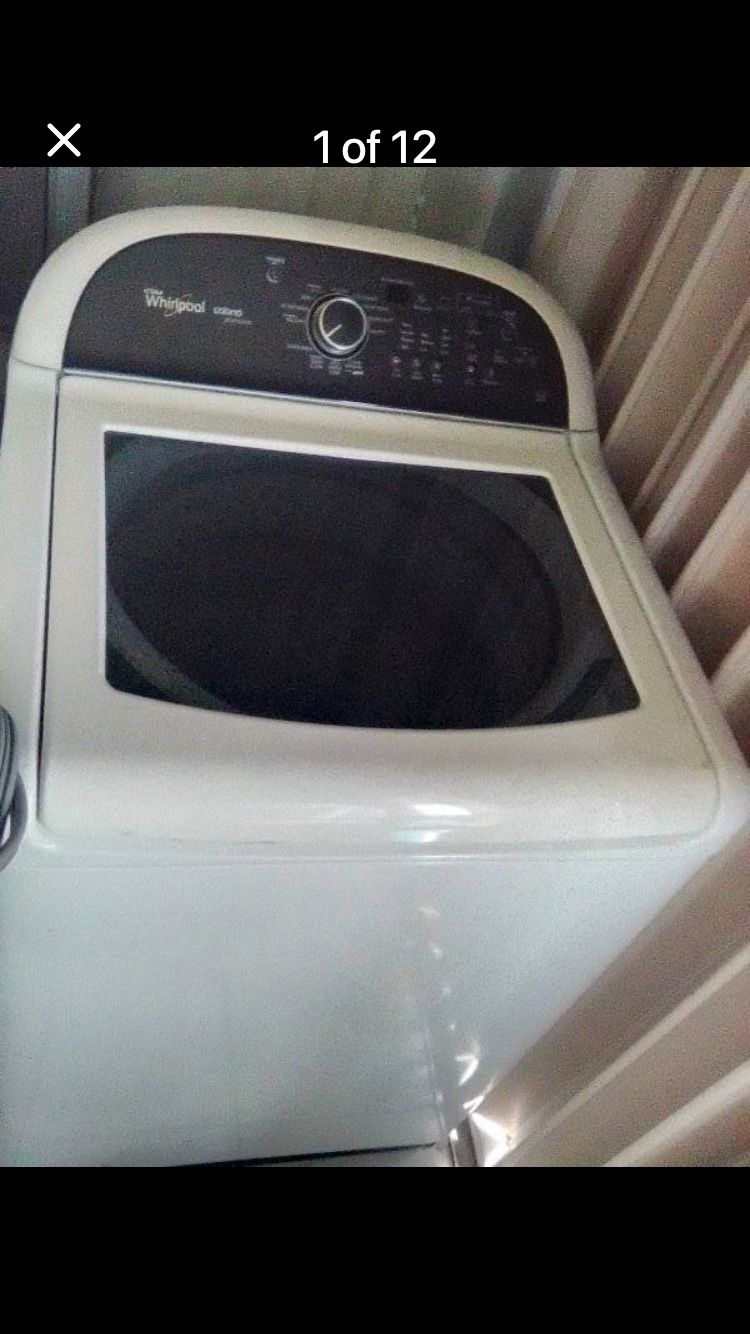 Washer And Dryer Whirlpool Cabrio Platinum