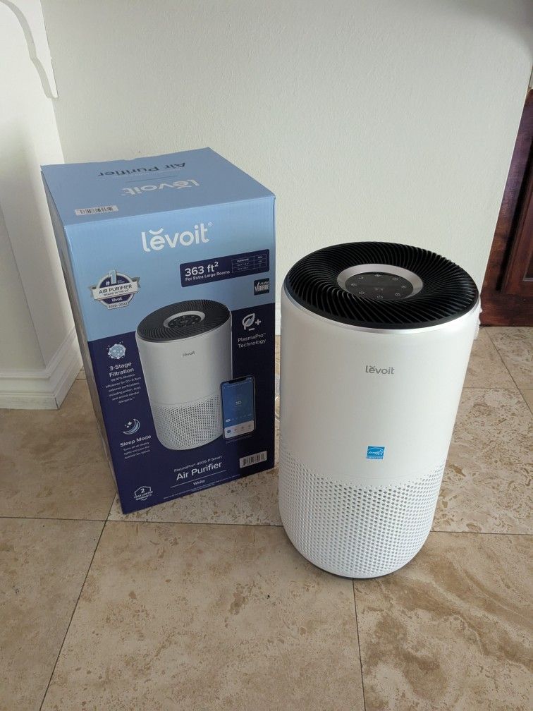 Levoit PlasmaPro 400S Smart Air Purifier 358 Sq Ft Whisper Quiet 22dB Smart Control
Barely Used. the filter is at 89% life.
