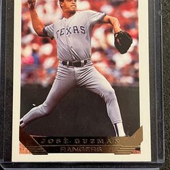 Jose Guzman 1993 Topps Gold #253  Baseball Card Texas Rangers