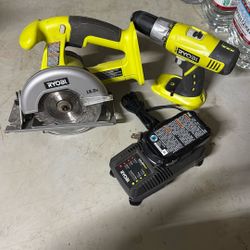 RYOBI 18V Cordless 2-Tool Combo