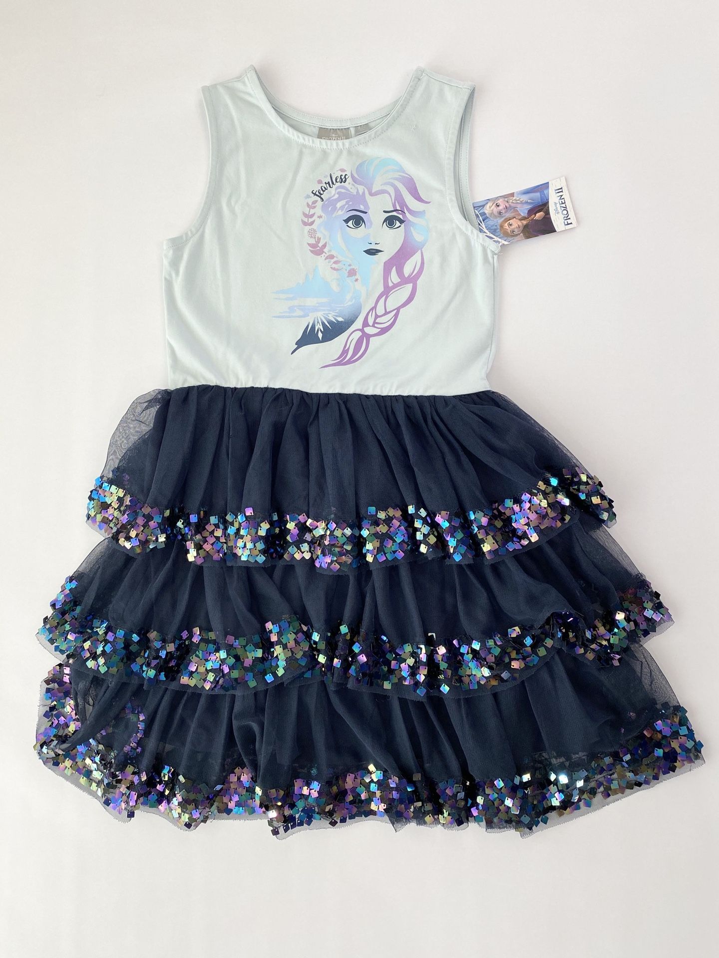 New Disney Frozen Youth Girls Dress Large (10/12)