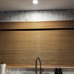 New custom ordered large motorized blind 7’ x4’