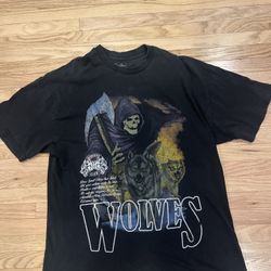 Darc Sport Wolves Shirt Club Limited Premium Vintage 445 0ut Of 1000 Large Faded