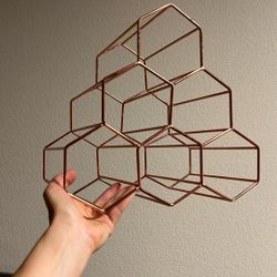 Copper Wine Rack