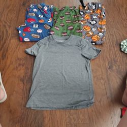 Boys sz 10/12 Pijama Pants And 1 Shirt