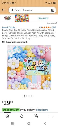 Birthday Party Decorations for Girls & Boys