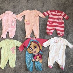 Clothing Baby Girl 0-6 months, 39 pieces. Will Sell Carter’s, Health Tex, First Moments, Little Me, and others. See pictures. Pick up in Greenwood, DE