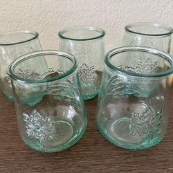 Like New (Set Of 5) Glass Cups