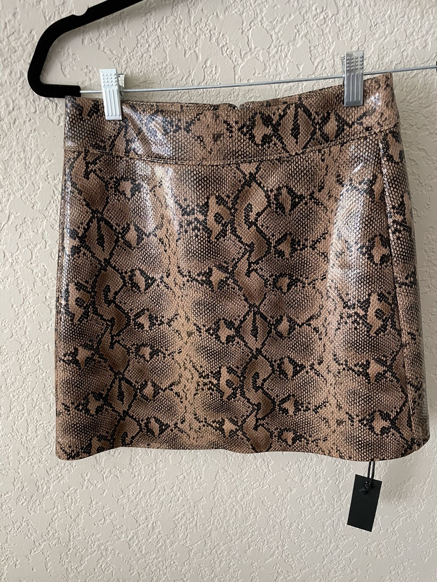 Anaconduh Vegan Leather Mini Skirt in Anaconduh 24