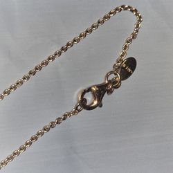Pandora Gold Over Sterling Silver Necklace