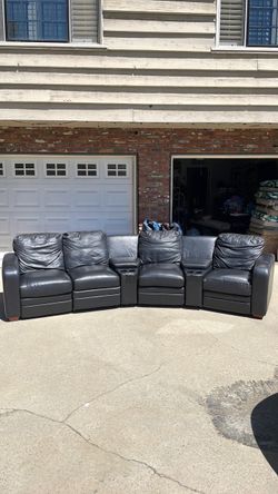 Reclining Couch w/ ice chest compartments