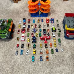 Matchbox Cars, Monster Trucks, Mega Bloks Tow Truck