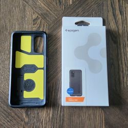 Spigen Samsung Galaxy S20 Tough Armor Case, Black