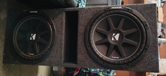 Kicker Comp Dual Subwoofer Ported Enclosure