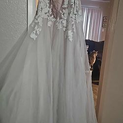 Wedding Dress From David's Bridal  Originally $560