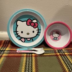 Sanrio Kids Dishes and Cuttlery