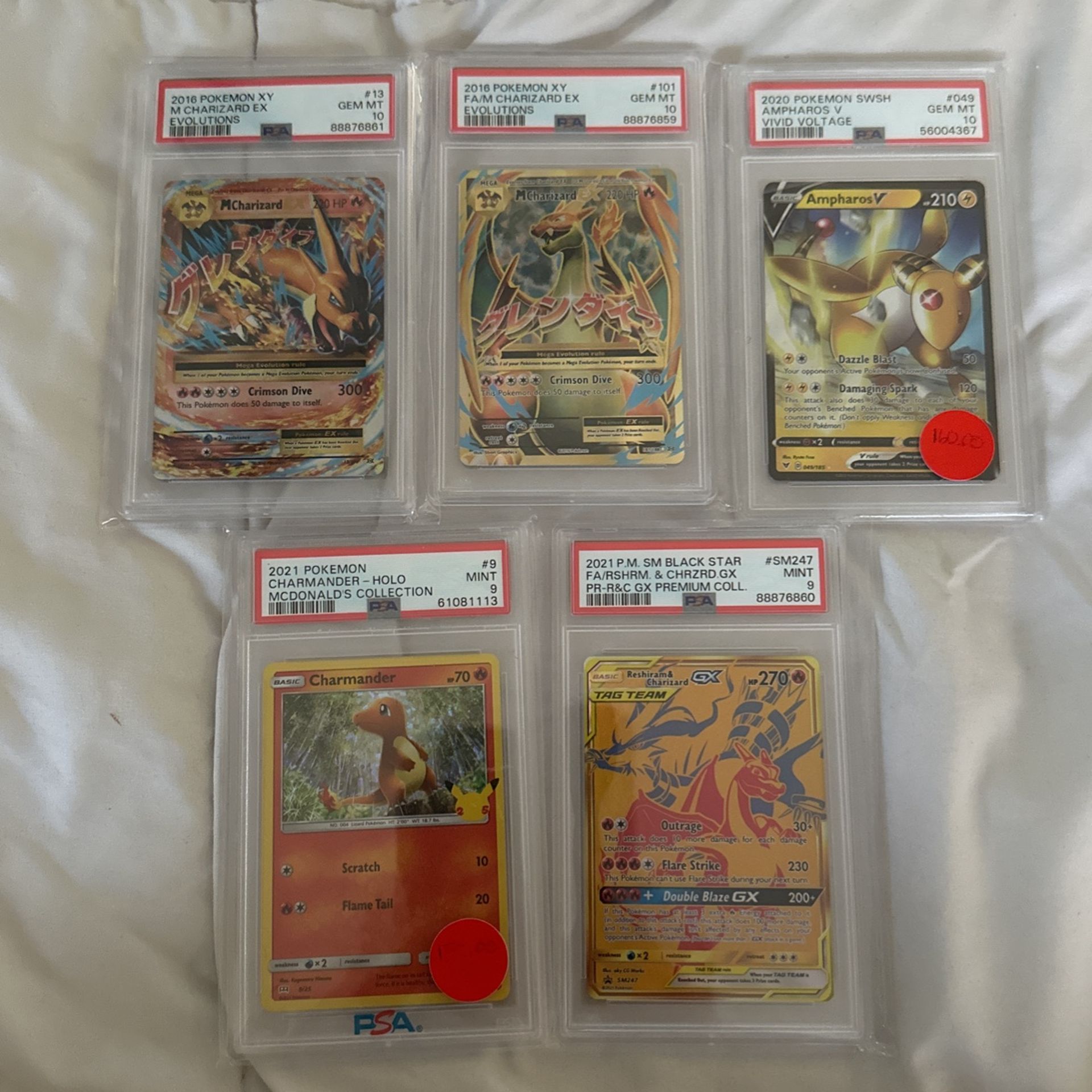 Rare Ultra Rare Pokemon Slabs 