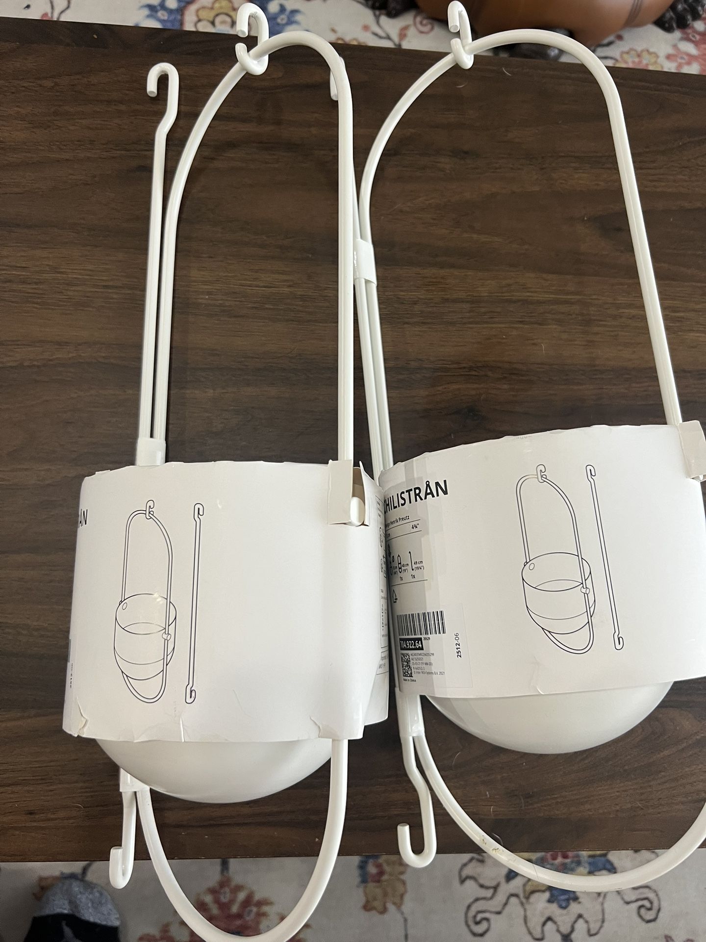 2 IKEA Hanging Planters