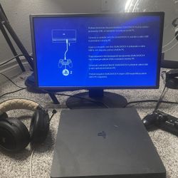 ps4 with monitor playstation 4
