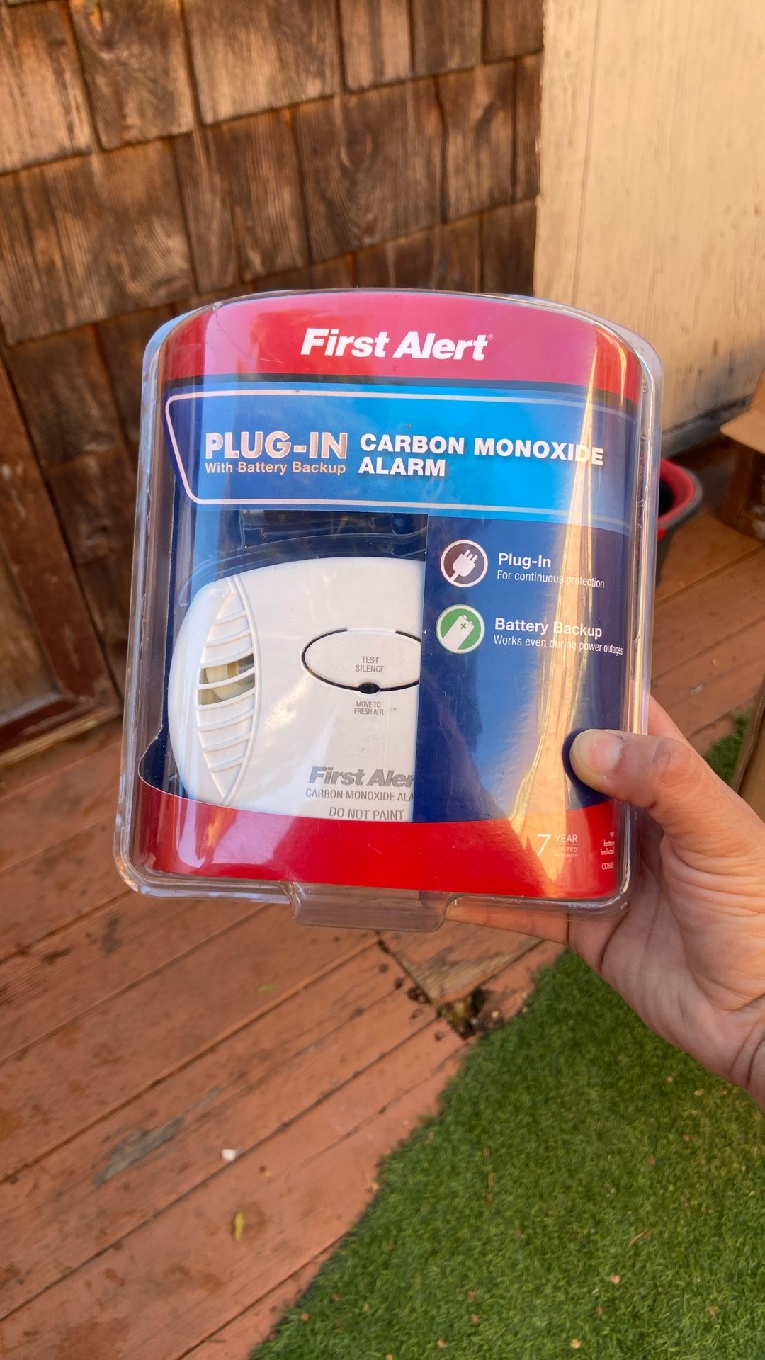 Plug In Carbon Monoxide Alarm