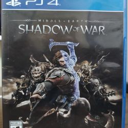Middle Earth Shadow Of War Ps4