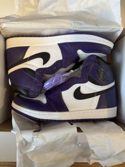 Jordan 1 Court Purple Size 7.5