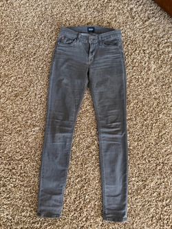Hudson Women’s Gray “Nico” Super Skinny Midrise Jeans - Size 24