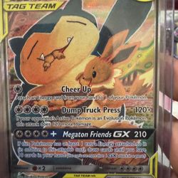 NM Eevee & Snorlax GX (Tag Team)
