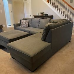 Gray Sectional Sofa 
