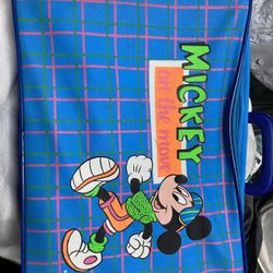 Mickey On The Move Suitcase Vintage