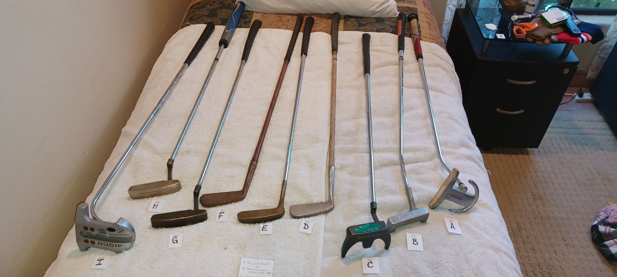 Assorted Vintage Putters EACH PRICED Ping Simmons Warrior Crisman Acushnet