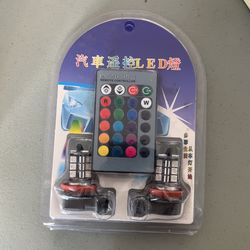 H11 LED HEADLIGHTS WITH REMOTE (Color Changing)