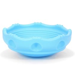 Simplay3 Two Sided Rock Around Wobble Disk and Climbing Dome for Toddlers and Kids - Rocking and Climbing - Indoor/Outdoor, Made in USA (Blue, 1 Pack)