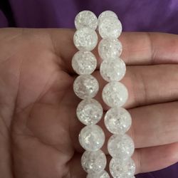 Fire And Ice Quartz Bracelets