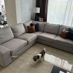 Fabric sectional couch