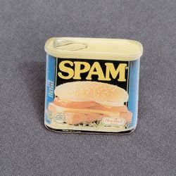 Vtg SPAM Can Lapel Pin