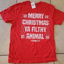 New Home Alone Christmas Shirt. Size Medium 