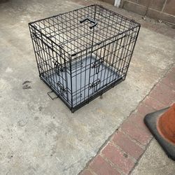 Medium Size Dog Cage With Double Door 