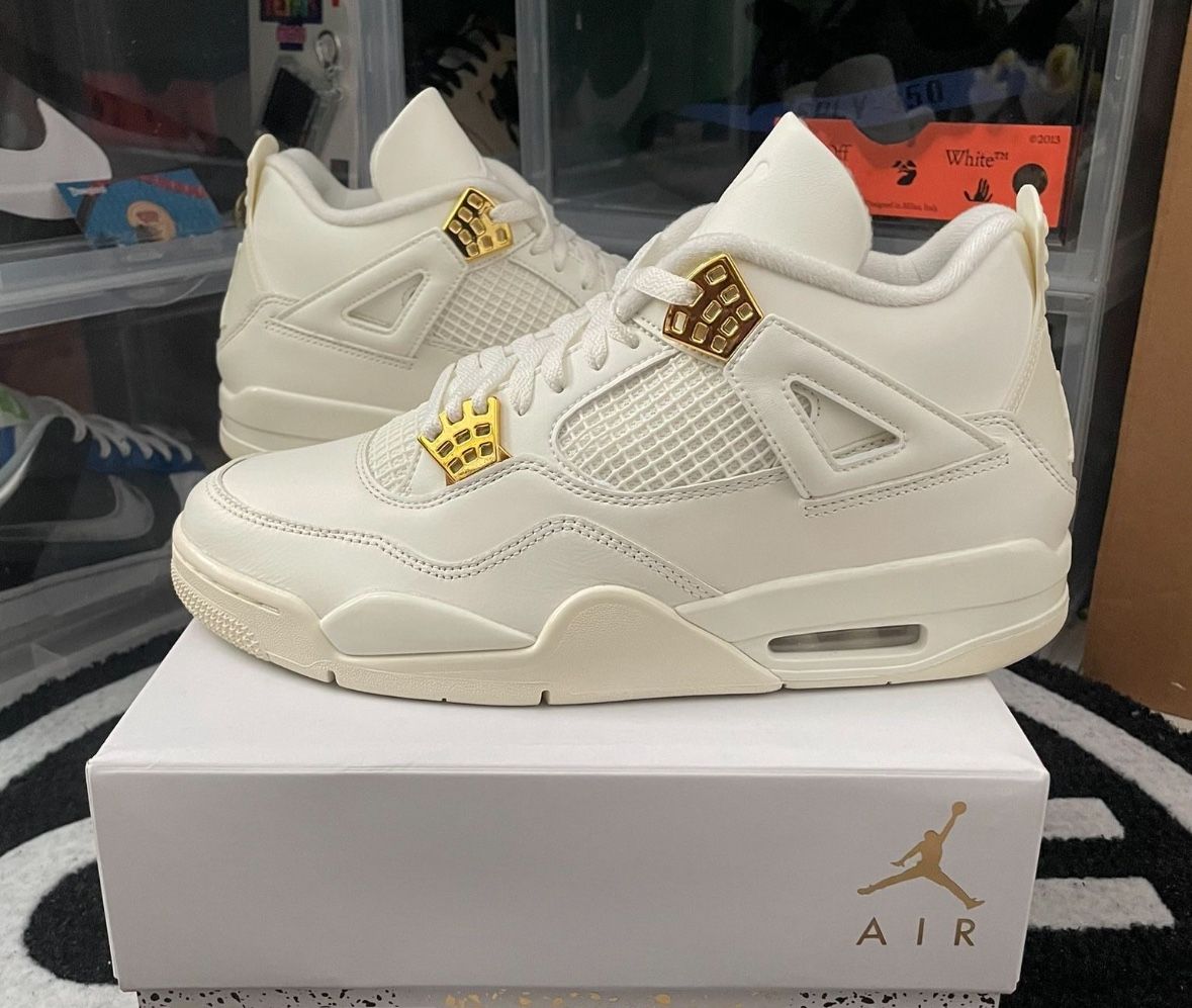 Jordan 4 Metallic Gold