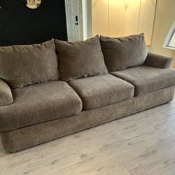 Chocolate Brown Full Size Couch