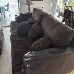 [OFFER A PRICE] Brown Sofa/Furniture Set of 2 (Kevin Charles)