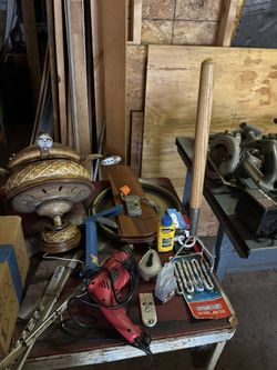 TOOLS SCREWDRIVERS HAMMERS TOO MUCH TO LIST SOME ARE FREE