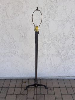 Brushed Iron Floor Lamp