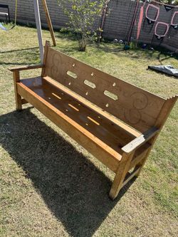 Wood Bench
